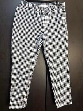 Old Navy Black and White Gingham Pants